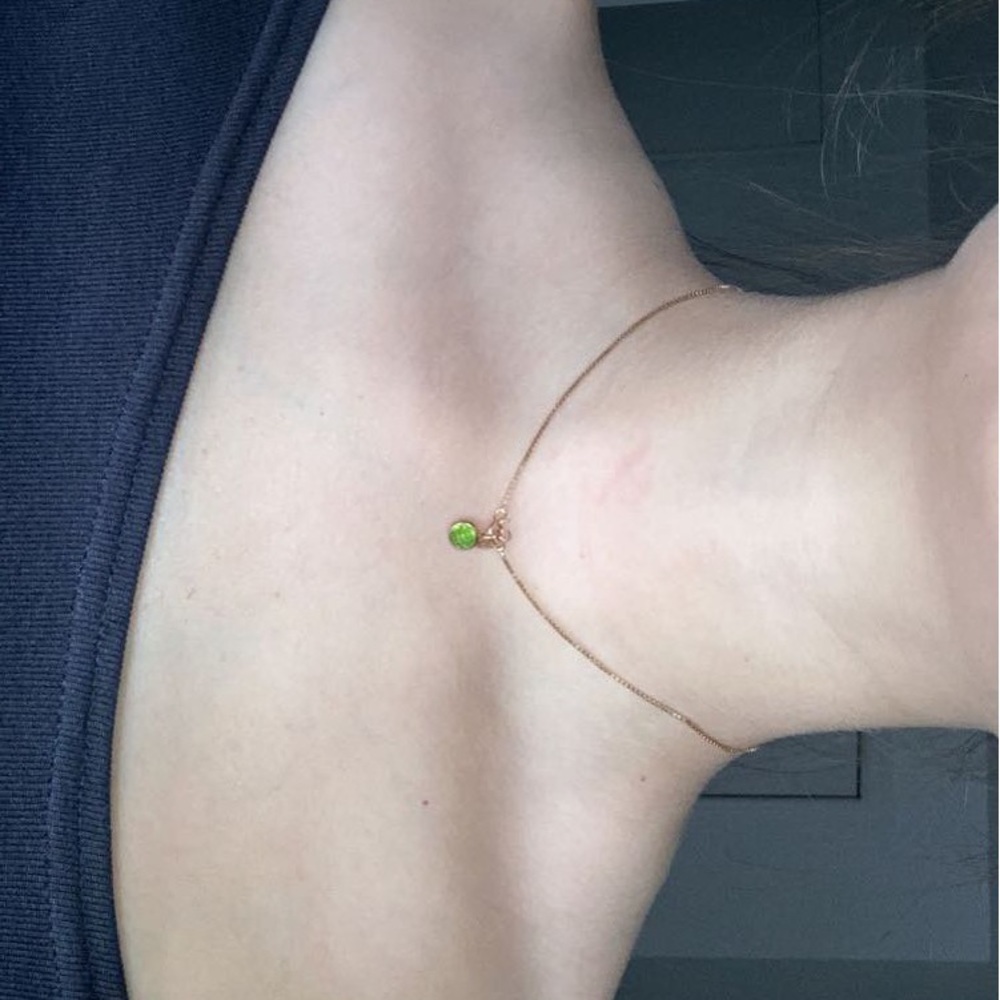 NWOT Green Pendant